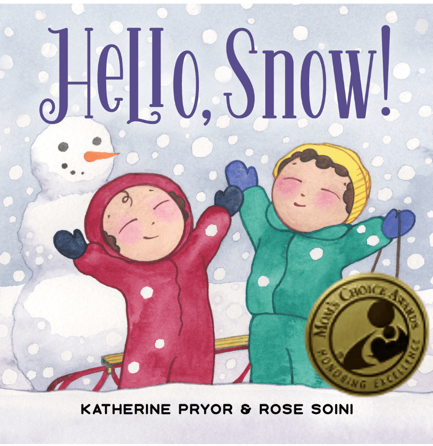 Hello Snow Cover image w Moms Choice Award R